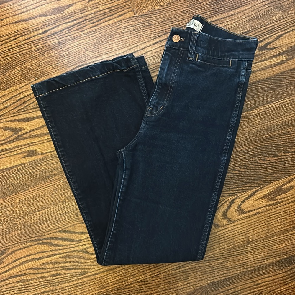 Madewell 11” High-Rise Flare Jeans Dark Wash